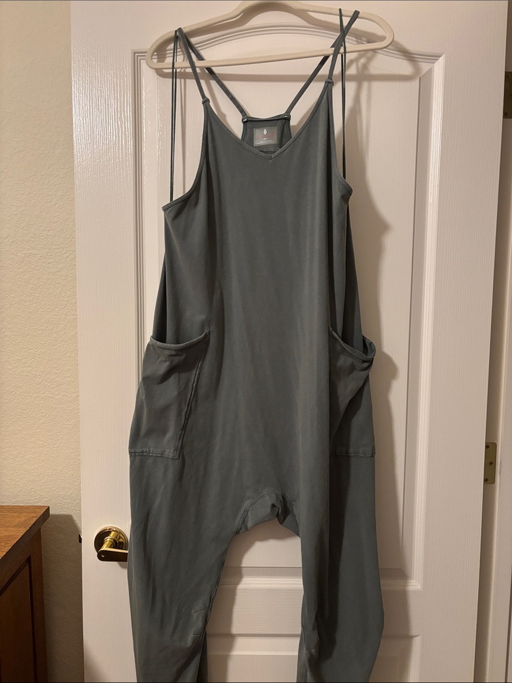 Free People FP Movement Hot Shot Onesie Green Size Small